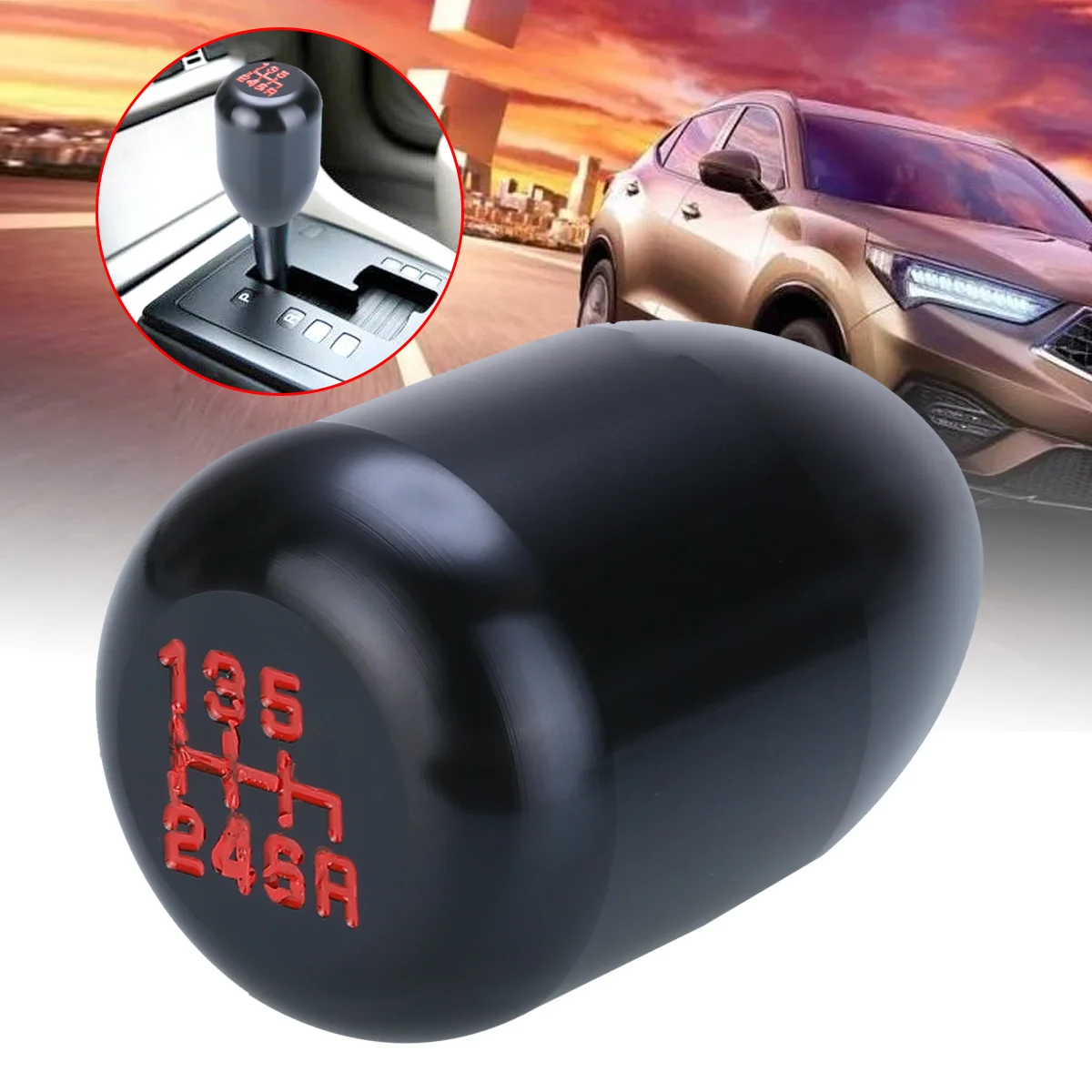 Mayitr 1 шт. Универсальный 6 быстро действенный алюминиевый сплав Шестерня M10x1.5 ручка