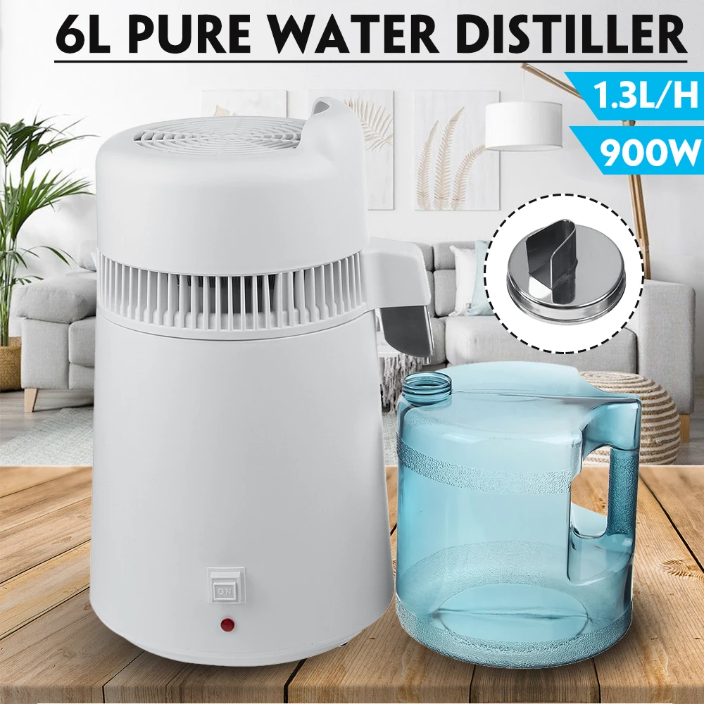 Дистиллятор для воды безопасный здоровья нержавеющая сталь 304 6 л 110/220