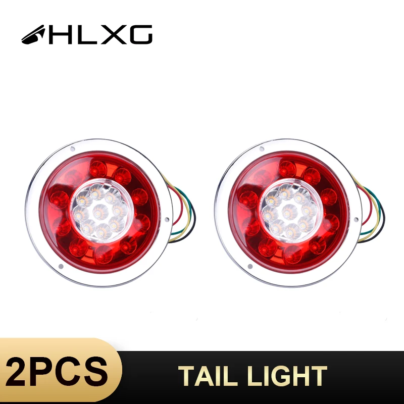 2 шт. круглый указатель поворота водонепроницаемый 19 светодиодный стоп