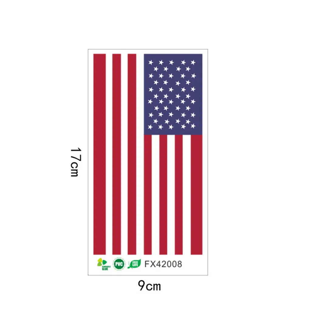 3 шт. настенный стикер с американским флагом наклейка на окна стеклянная дверь