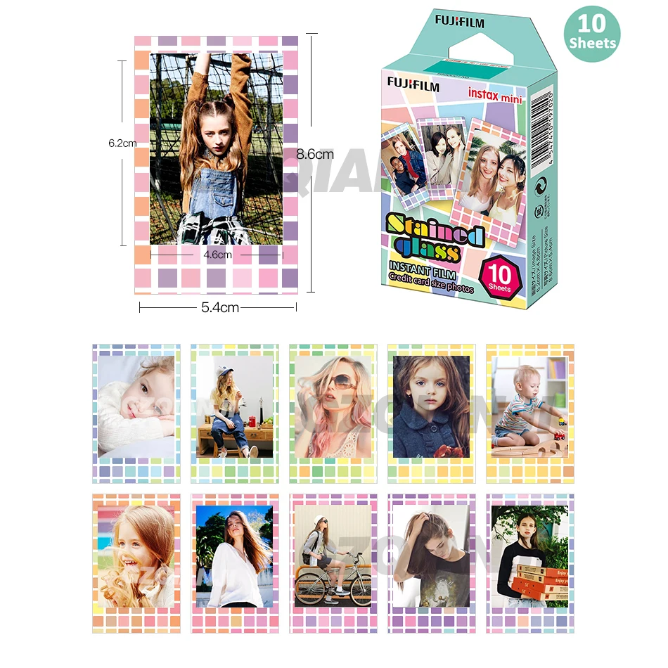 Фотобумага Fuji Fujifilm instax mini 9 8 10 листов фотобумага с цветными краями для мгновенной