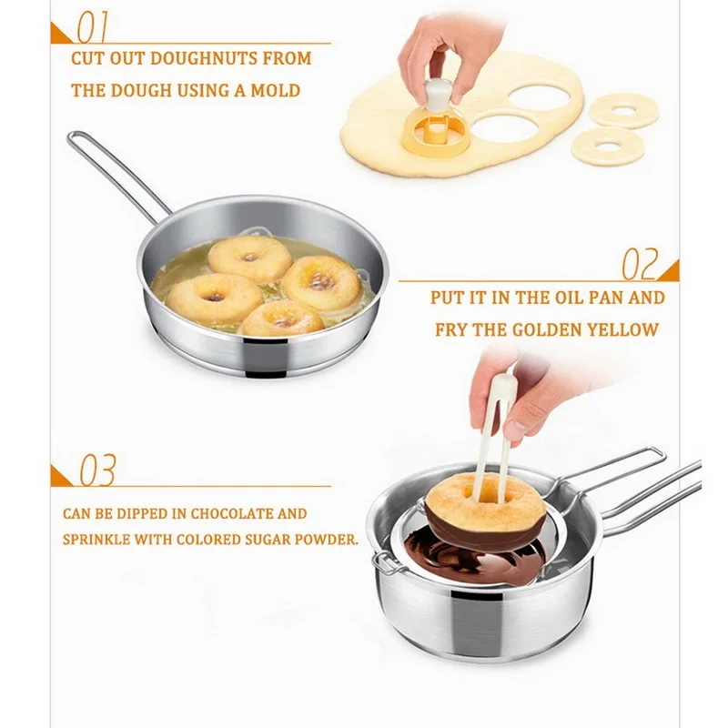 Креативная форма сделай сам в виде пончика инструменты для украшения тортов