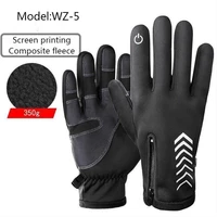 waterproof bicycle gloves winter thermal fleece gloves touchscreen mtb road bike gloves outdoor motorcycle snowboard ski gloves