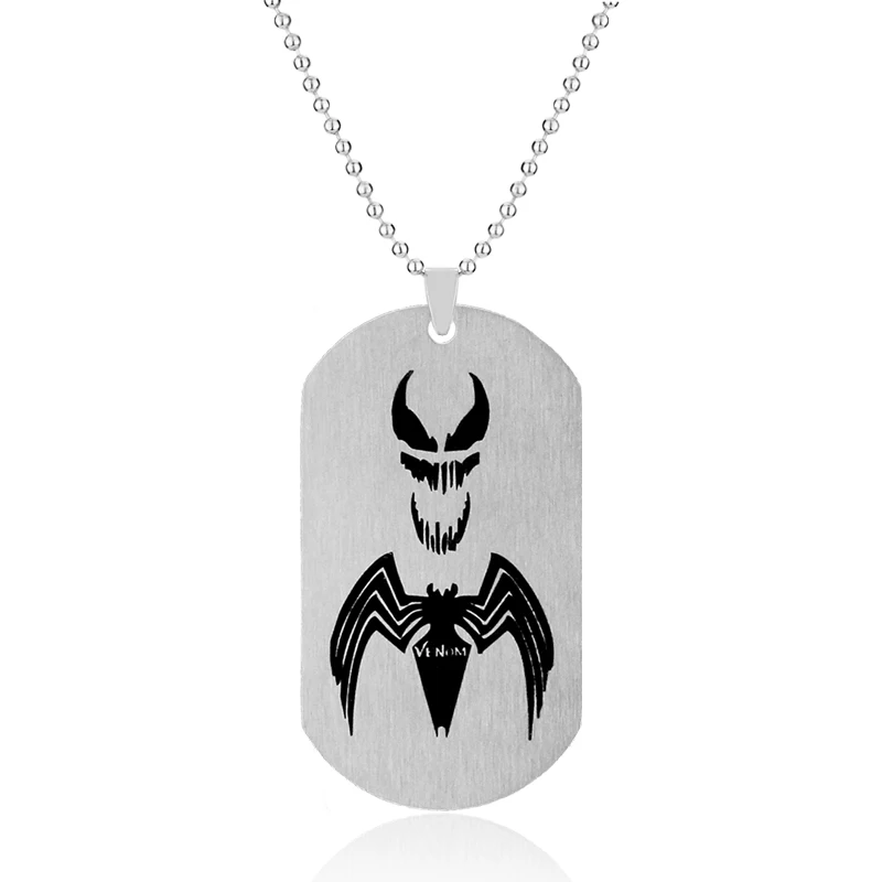 N879-Silver DC Shazam, ожерелье с подвеской в виде Супергероя человека-паука, модные украшения в стиле панк для мальчиков, вечерние украшения для детей - Окраска металла: N879-Silver