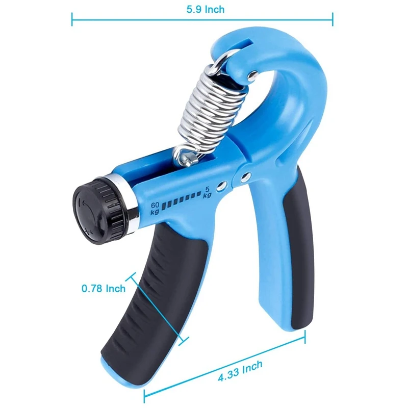 5-60 кг регулируемое р-образное устройство захвата тренажер силы пальца