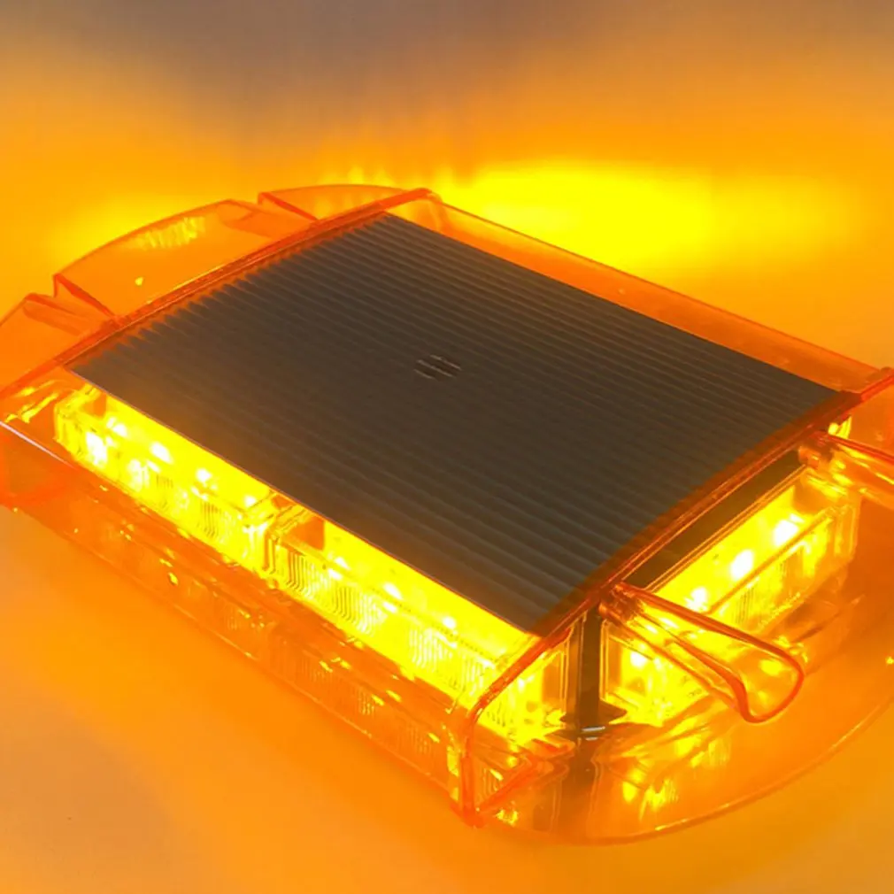 

24LED 24W car ceiling lamp roof strobe light roof short row flashing warning light LED strobe light