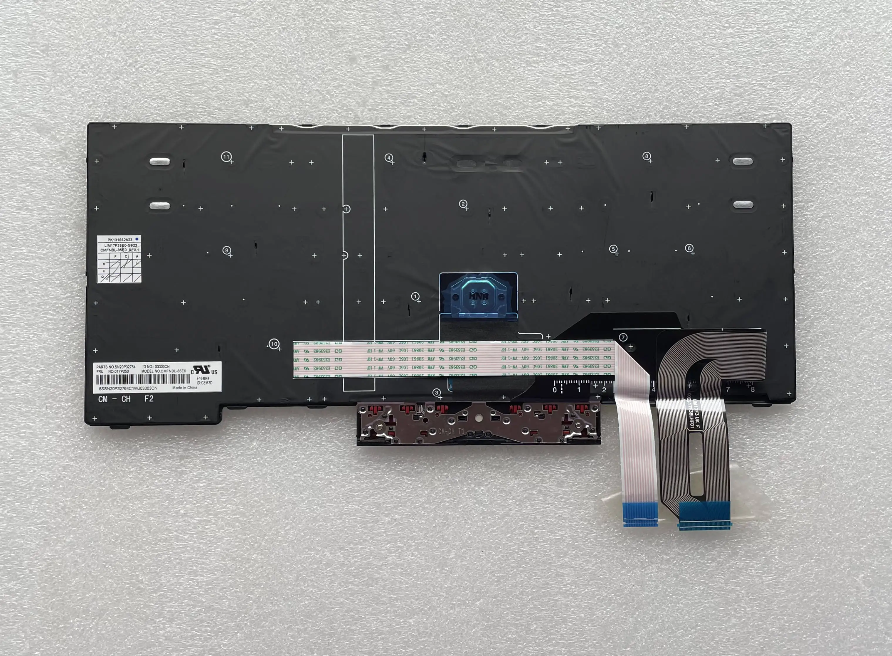 Клавиатура SN20P32764 1PE558 для ноутбука Lenovo Thinkpad E480 E490 R480 R490 L490 с поддержкой испанского