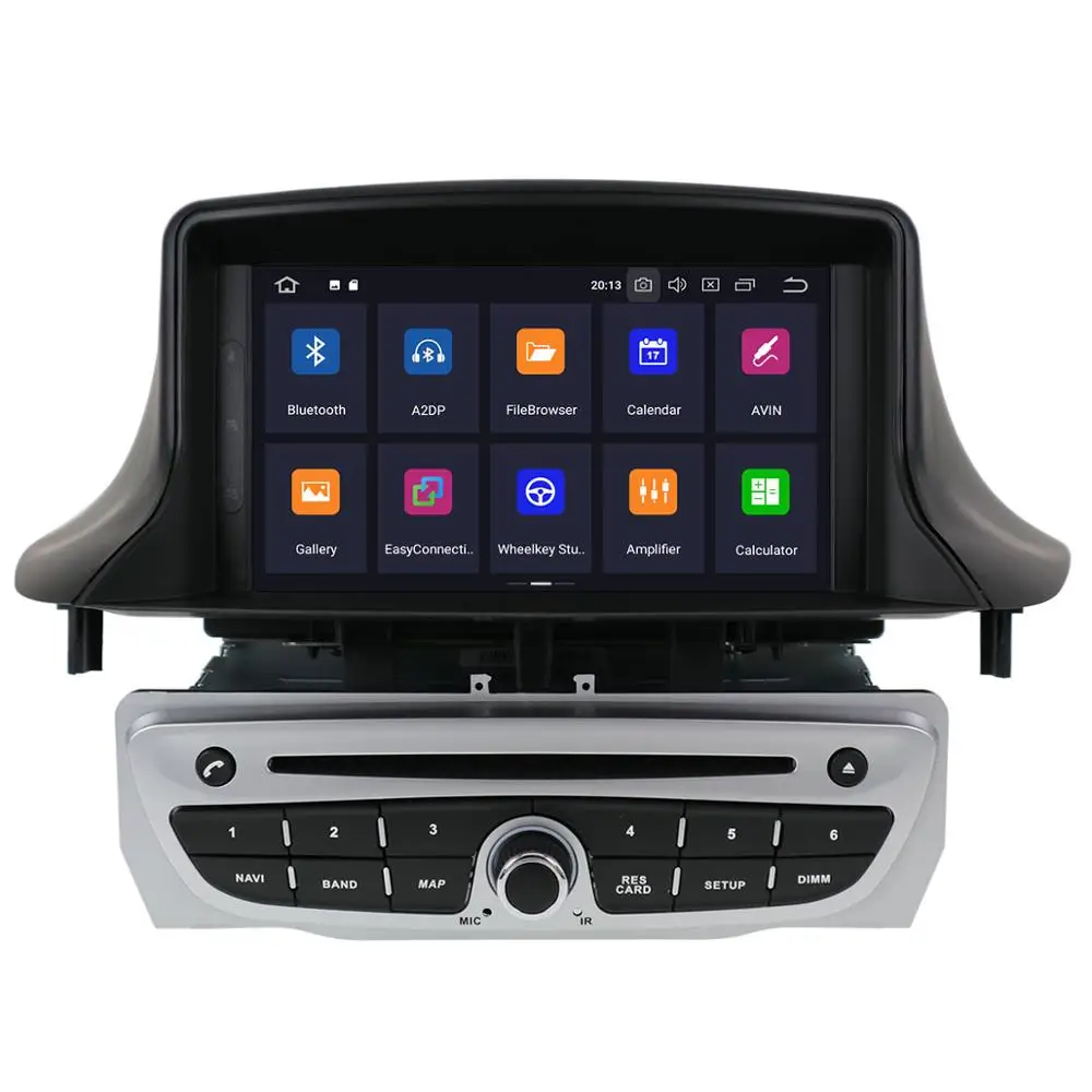 Автомобильный DVD-плеер для Renault Megane 3 Fluence 2009-2015 Android 10 0 4 Гб + 64 ГБ с Wi-Fi GPS радио
