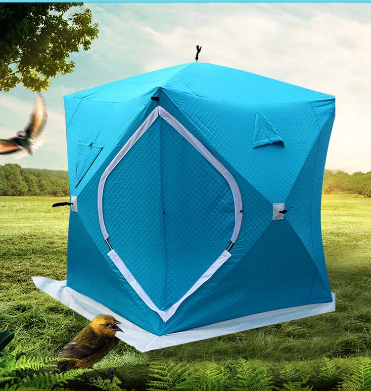 Открытый зимний ледяной рыболовный тент автоматический быстро открывающийся