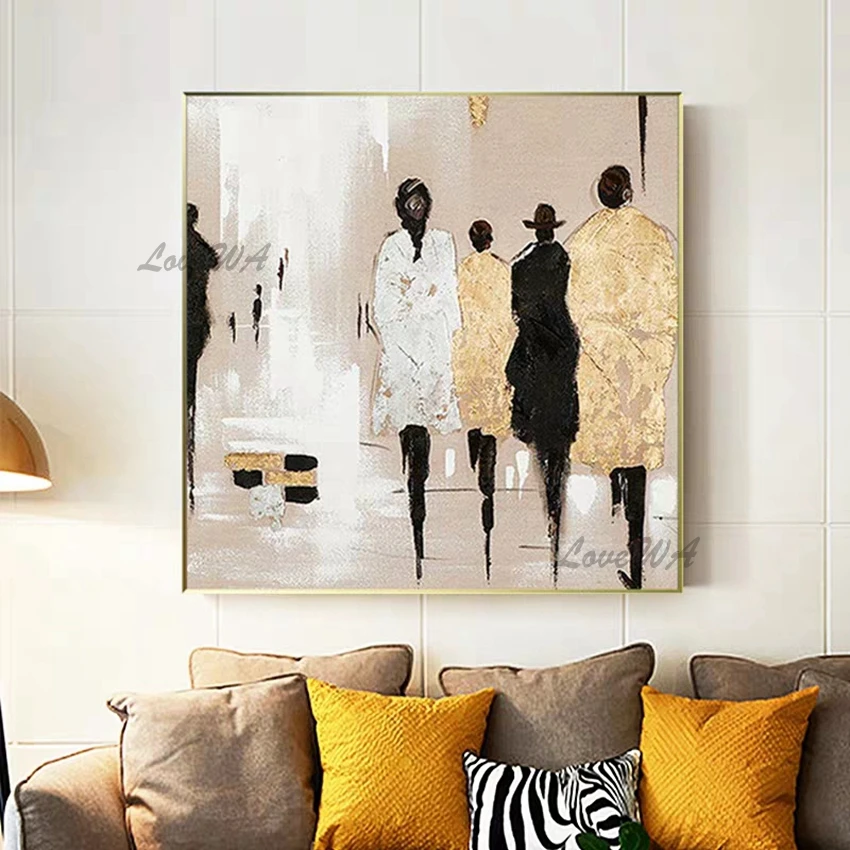 

Modern New Abstract Wall Canvas Oil Painting Art Pure Hand-painted Paintings Artwork Wall Decoration Unframed For Living Room