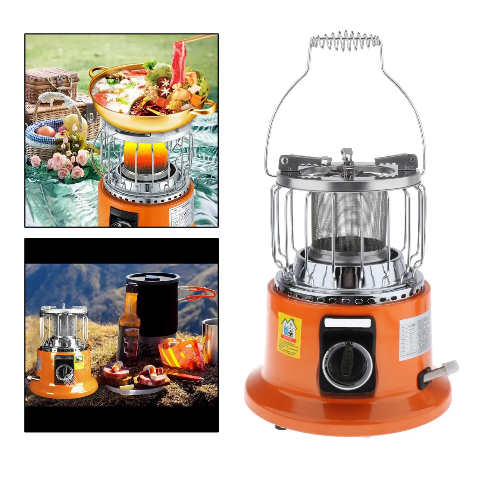 2 в 1 газовая плита нагреватель 3 кВт сжиженный газ компактная палатка горелка |