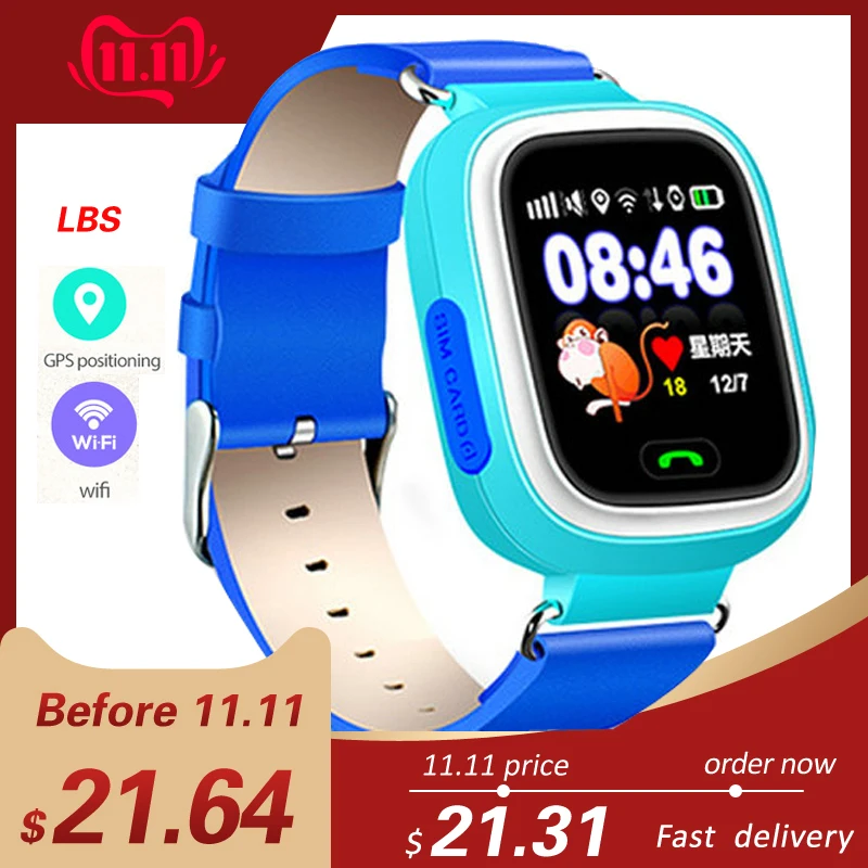 GPS Q90 Smartwatch сенсорный экран WIFI позиционирование Детские Смарт наручные часы