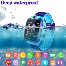 Childrens Smart Watch Kids Phone Watch Smartwatch For Boys Girls With Sim Card Photo Waterproof IP67 Gift For IOS Android