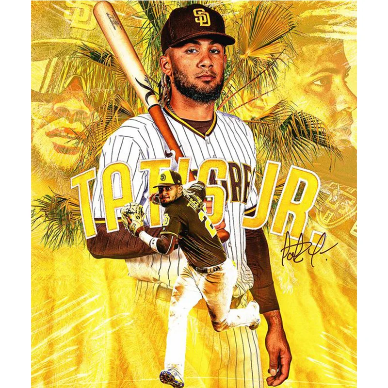 

DIY 5D Diamond Painting Baseball Player Full Square Diamond Embroidery Cross Stitch Rhinestone Mosaic Decoration Home Gift