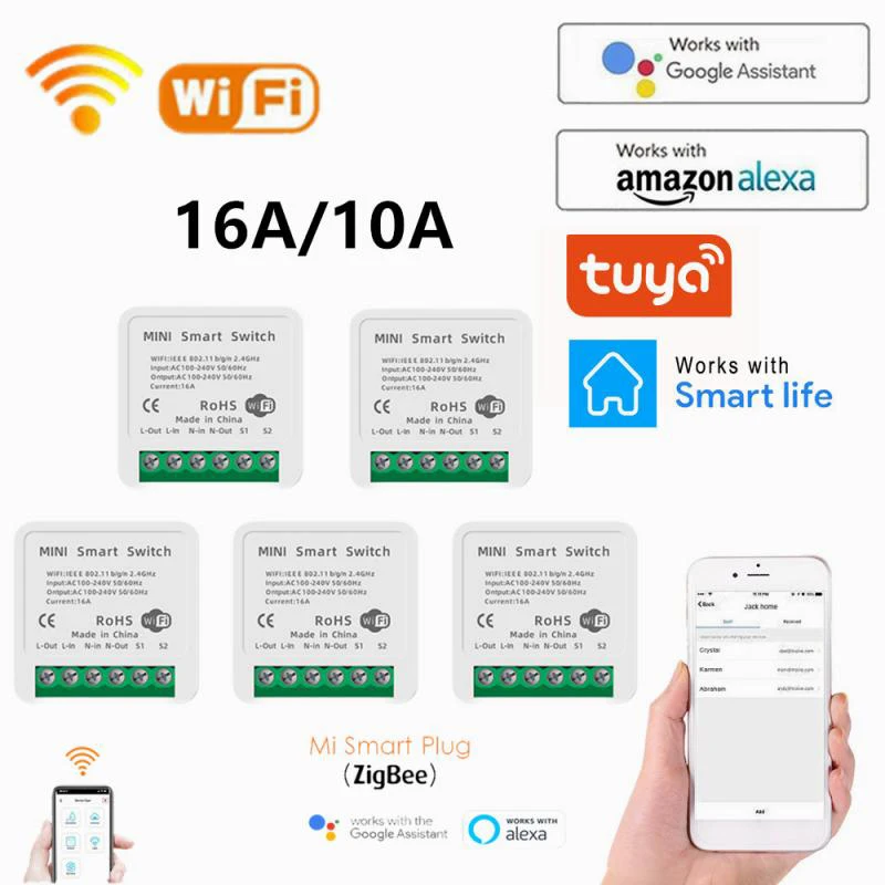 

Смарт-светильник ель настенный, 16 А, 10 А, 100-240 В