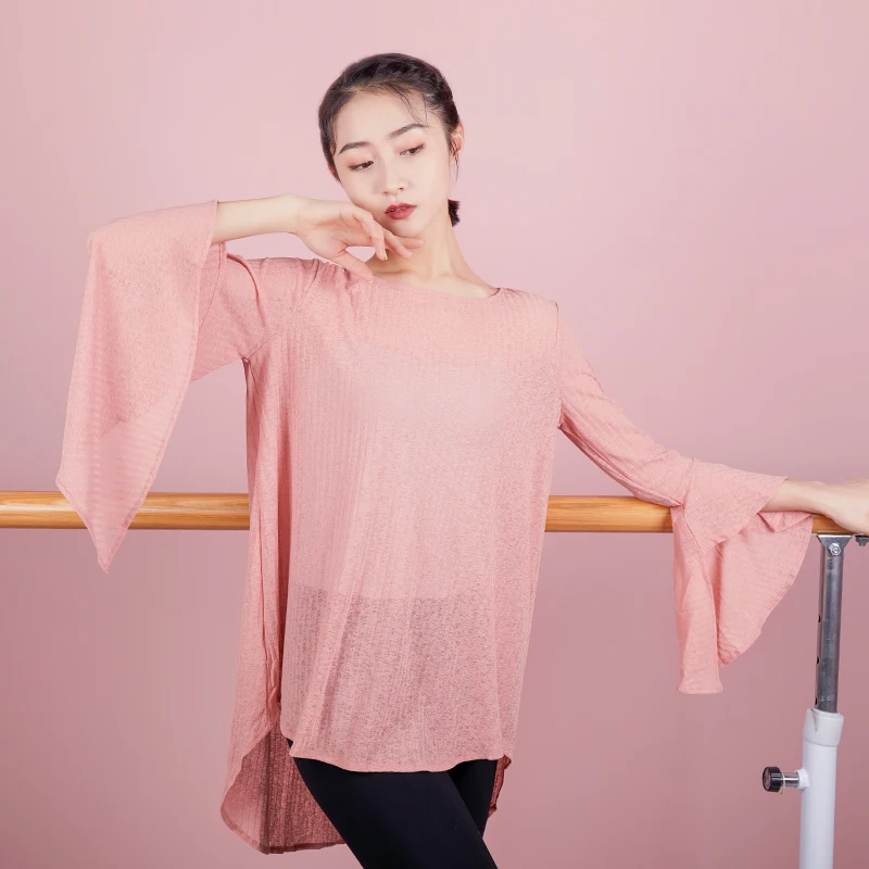 

2022 New Classical Dance Blouse For Adult Fairy Chinese Folk Dance Costume Lyrical Dance Wear Designer Clothes Dancer Outfit