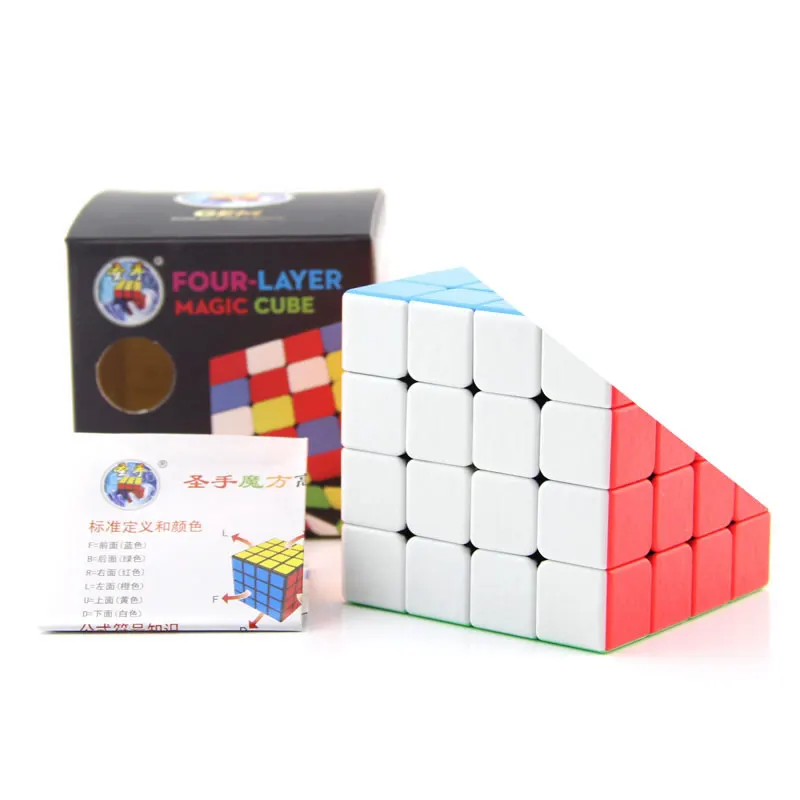 Original High Quality ShengShou Gem 4x4x4 Magic Cube 4x4 Speed Puzzle Christmas Gift Ideas Kids Toys For Children original high quality shengshou legend 3x3x3 magic cube 3x3 speed puzzle christmas gift ideas kids toys for children