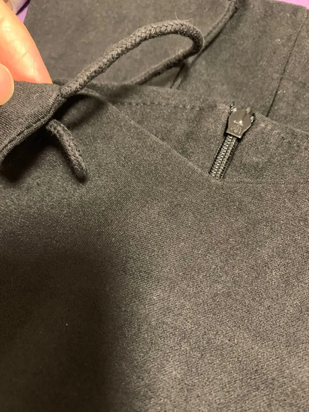 Костюм женский из 2 предметов без рукавов винтажное черное платье с V-образным