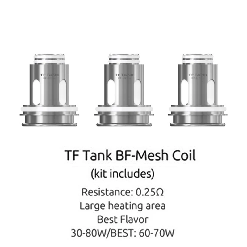 Оригинальный SMOK TF бак TF2019 распылитель 6 мл емкость BF-Mesh сменный сердечник