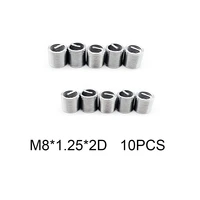 10pcs m81 252d silver thread repair insert kit set 304 stainless steel for hardware repair tools