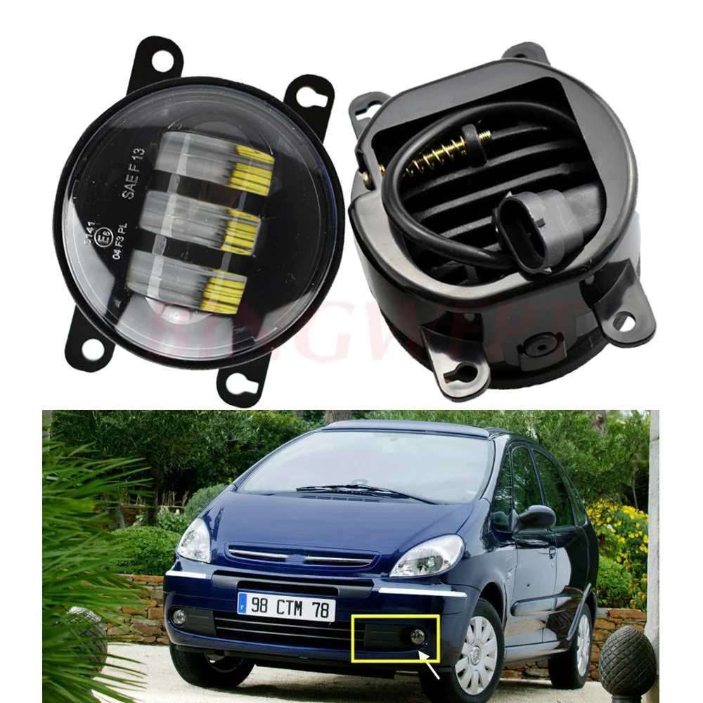 2 шт. светодиодный туман светильник Лампа переднего бампера для Citroen DS3 DS4 DS5 Xsara