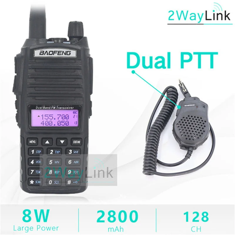 

Baofeng interphone UV 82, two-way radio ham CB, 10km, 8W, uv-82, VHF, UHF, PTT, powerful telsiz, uv5r, UV 9R plus, unit 1, unit