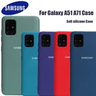 Чехол для Samsung Galaxy A51 A71, высококачественный мягкий силиконовый чехол для Samsung Galaxy a71 a51, защитный чехол с логотипом и кнопками