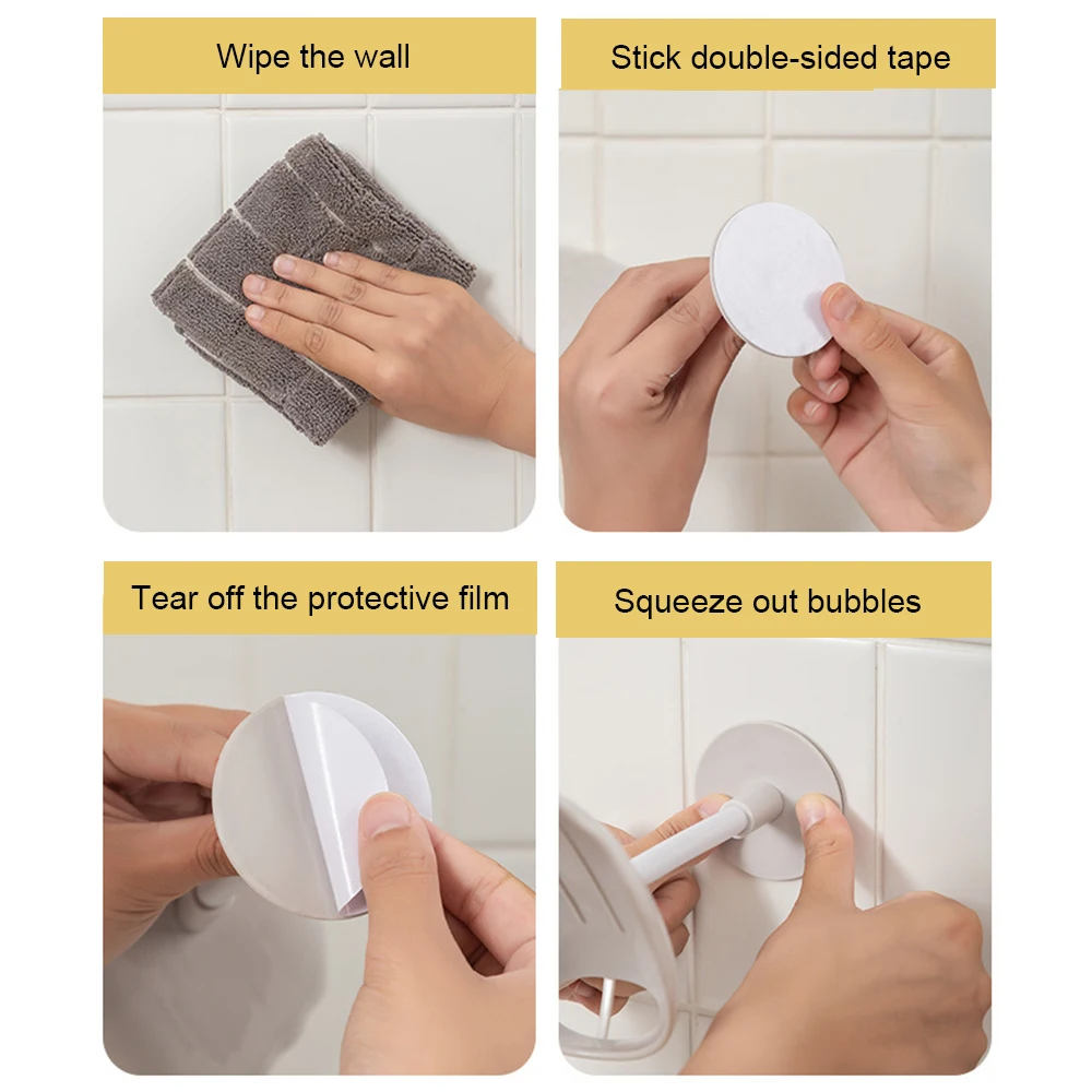 Настенный держатель для мыла вращающийся двойного назначения не требует