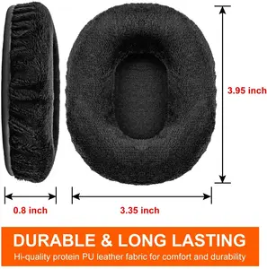 Серые велюровые амбушюры на замену, подушка для наушников Audio-Technica, M50S, M50X, M40, M40S, M40X