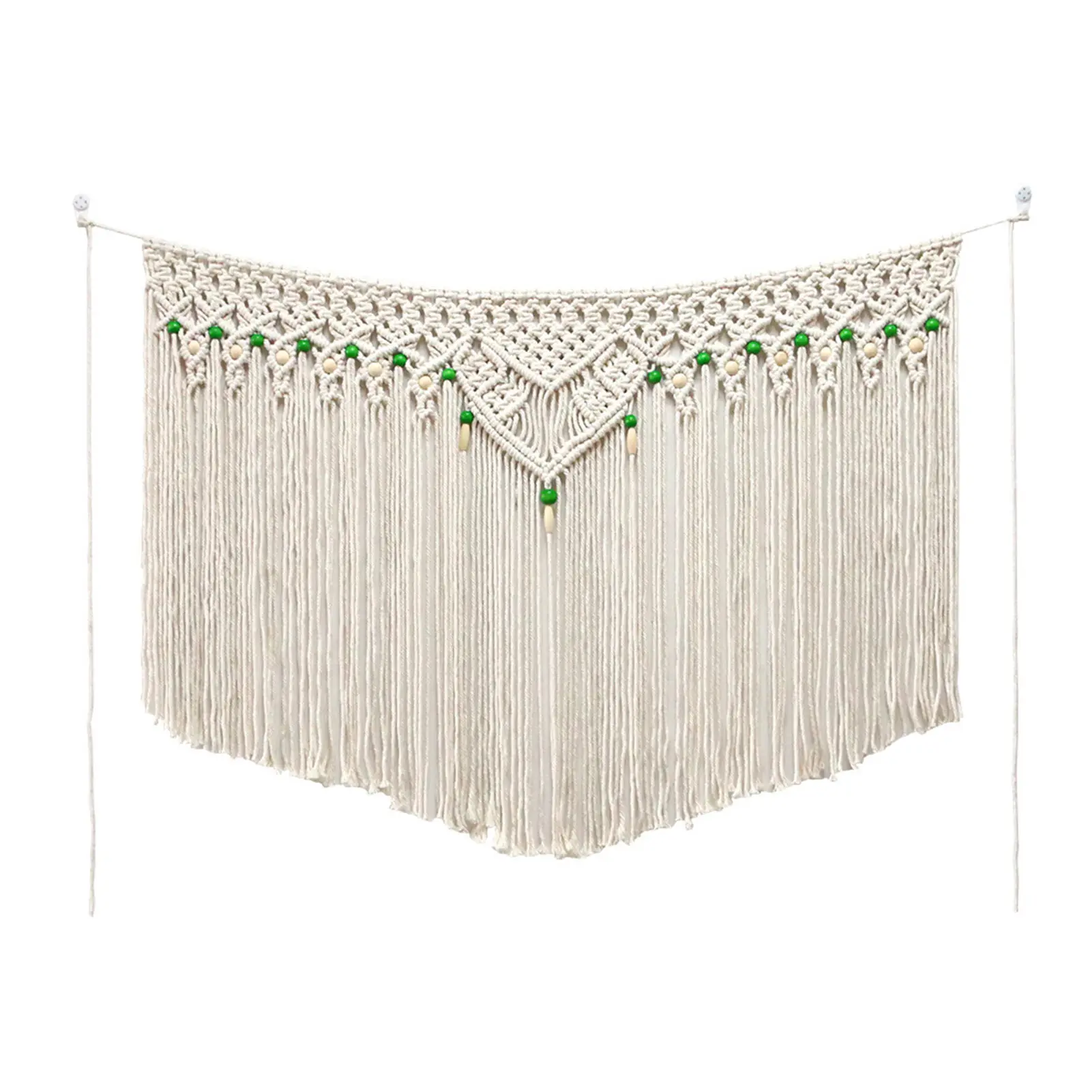 

Hand-Woven Pendant Macrame Wall Hanging Boho Woven Tapestry Bohemian Crafts Wall Hanging Decoration Home Gorgeous Tapestry