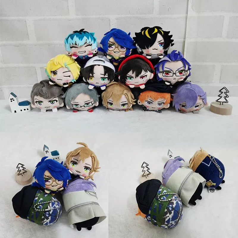 

8CM Cartoon Stuffed Toys Anime Hypnosis Mic Division Rap Battle Kawaii Arisugawa Dice Aohitsugi Samatoki Plush Pendant Dolls