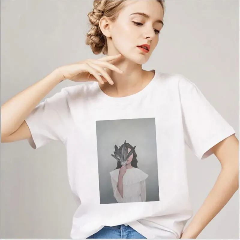 Футболка LINNA женская с коротким рукавом индивидуальная Модная рубашка в стиле