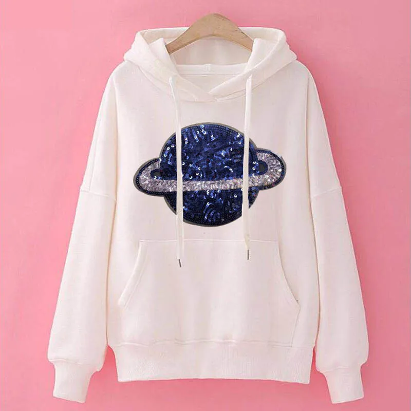 

Autumn New Hooded Plus Velvet Thick Women's Sweater