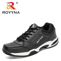 royyna 2020 new style sport shoes outdoor sneakers men action leather tennis training footwear man jogging shoes mansculino