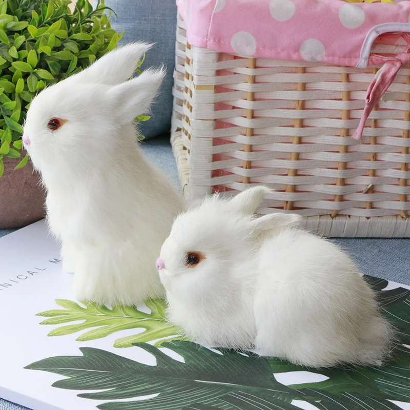 Заполнены плюшевые игрушки на кроличьем меху моделирование животных большой