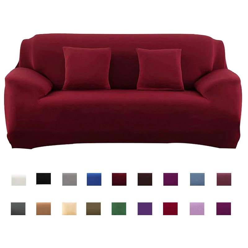 Эластичный чехол для дивана хлопковый полноразмерный эластичный гостиной 1