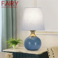 fairy touch dimmer table desk light contemporary ceramic luxury lamp decorative for home bedside