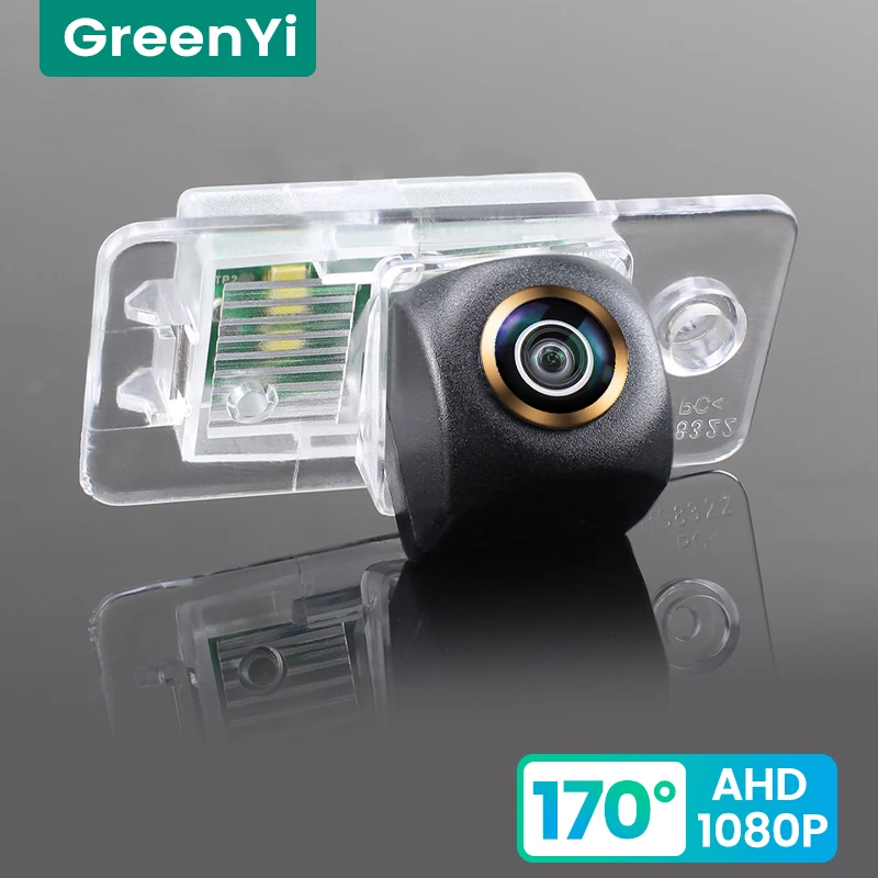 

GreenYi 170 ° HD 1080P Автомобильная камера заднего вида для Audi Q7 S8 A6L A4 A3 S5 A8L 2009-2015 Ночное видение Реверсивный 4-контактный разъем для парковки автомо...