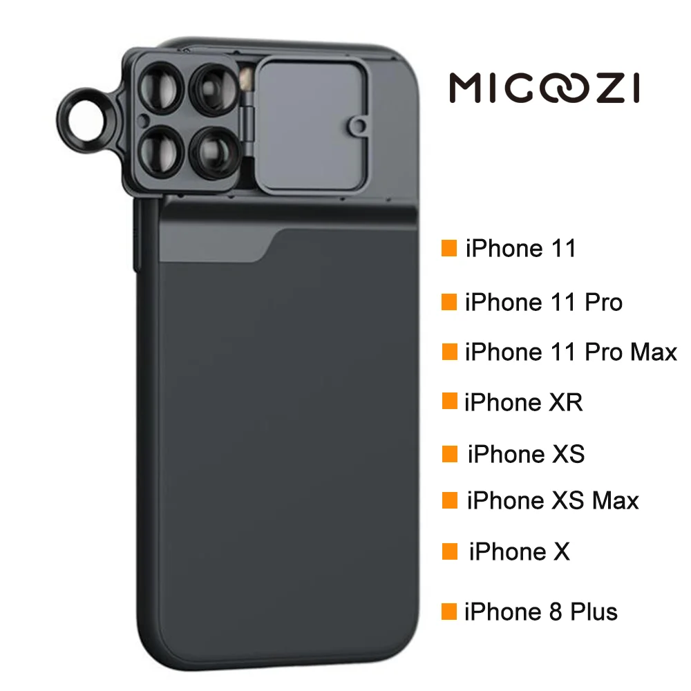 Для iPhone 11 Pro Max объектив камеры комплект рыбий глаз широкоугольный Макро телескоп CPL чехол для объектива для iPhone X XR XS Max 7 8 Plus