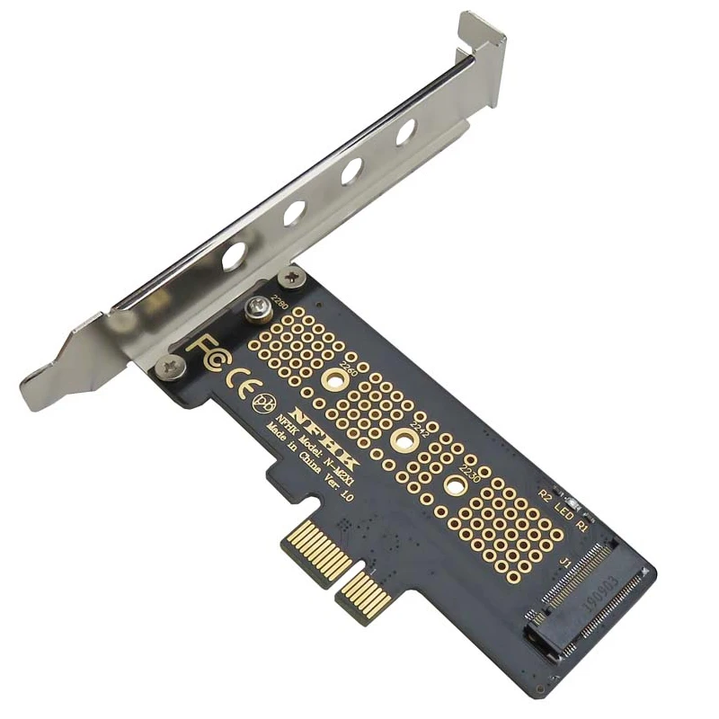 NVME M.2 адаптер NGFF SSD PCIE к M2 PCI E карта конвертера M ключ поддержка 2230 2280 Новый|Платы