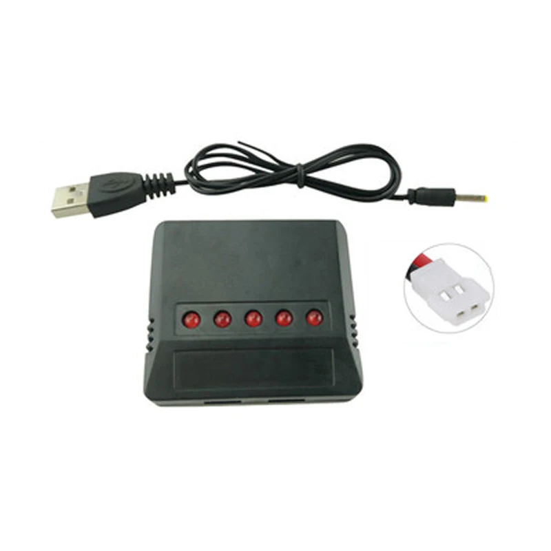 

3.7V 2000mAh Lipo Battery + USB Charger(5in1)+EU/US Adapter for Syma X5SC X5SW RC Drone Quadcopter Spare Parts 5pcs 903065