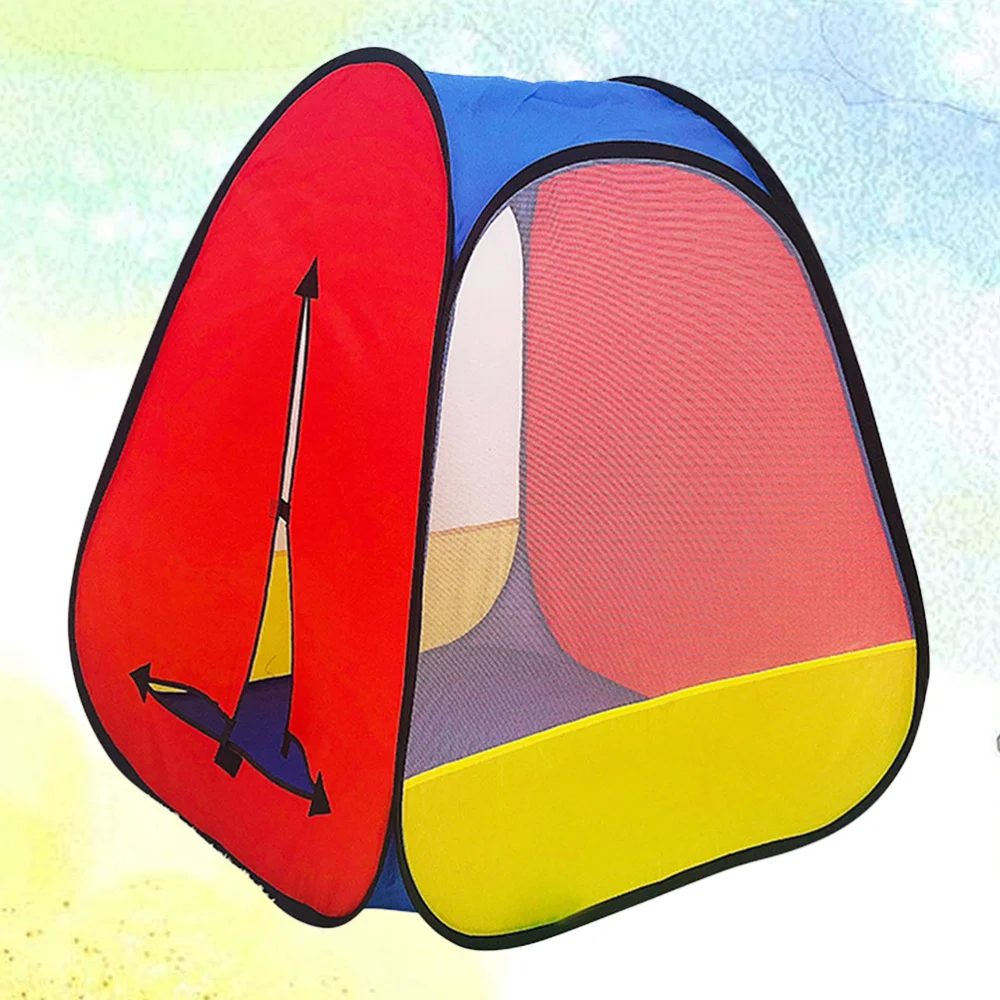 Красочная палатка для детей портативная детская игровая дома складывающаяся