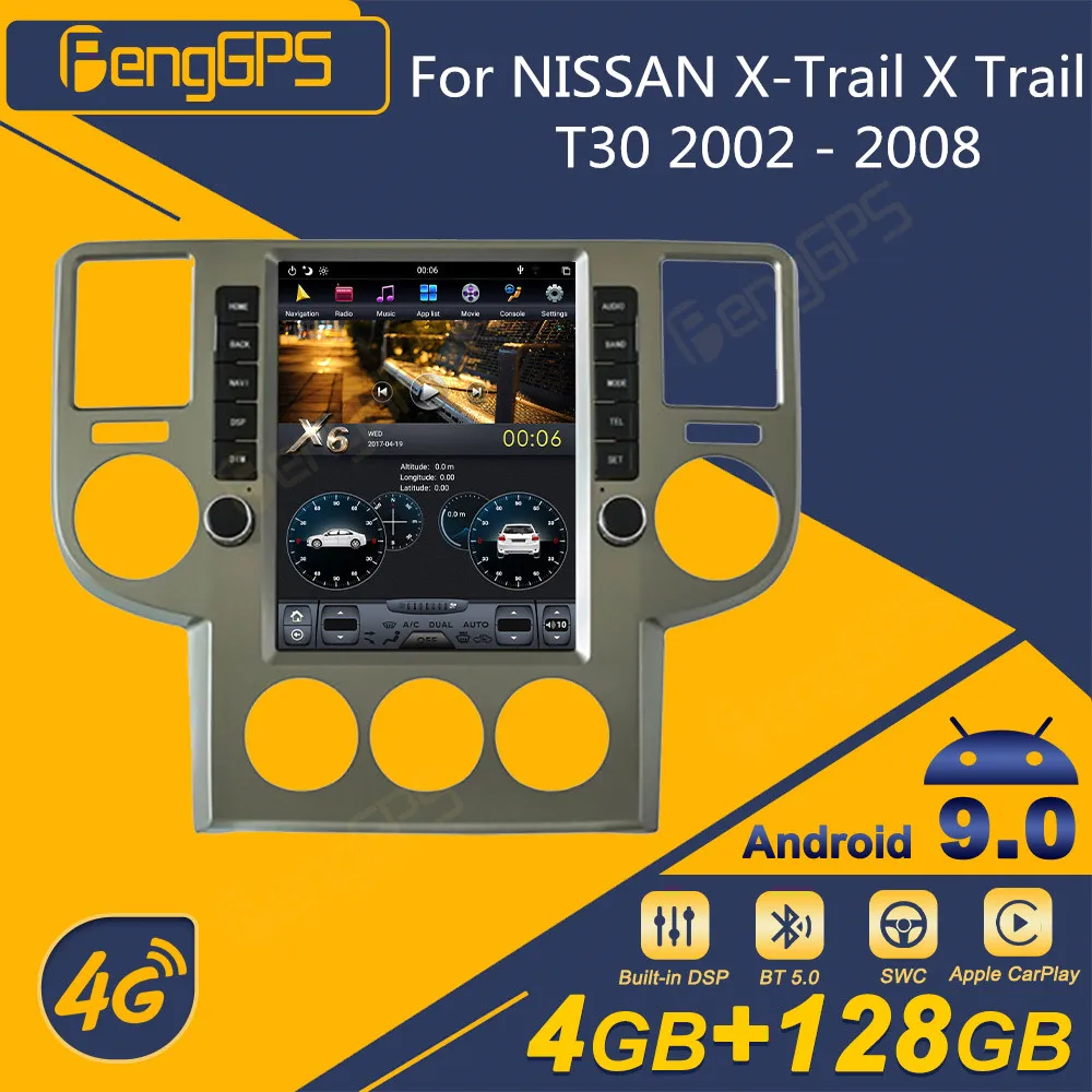 

Автомагнитола для NISSAN X-Trail T30 2002-2008, Android, экран Tesla, 2Din стереоприемник, Авторадио, мультимедийный плеер с GPS