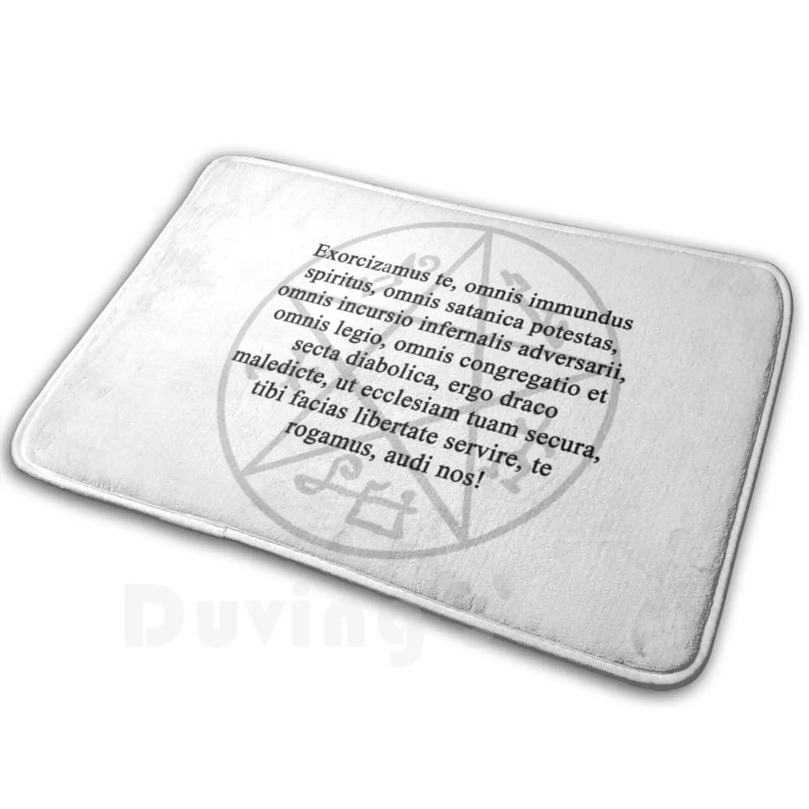 

Молитвенный коврик для экзорцизма, коврик, подушка, мягкий сверхестественный демон, ловушка для демонов