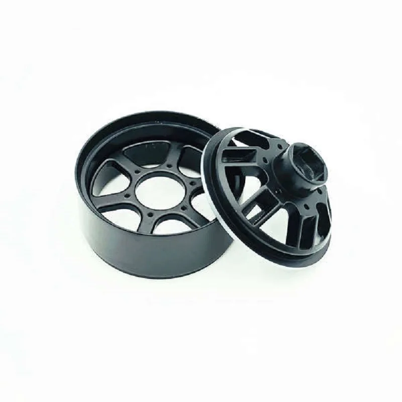 4Pcs Rc Rock Crawler Wheel Rim 1.9 Inch Beadlock For 1/10 Axial Scx10 90046 Tamiya Cc01 D90 D110 Tf2 Traxxas Trx-4(Black) | Автомобили и