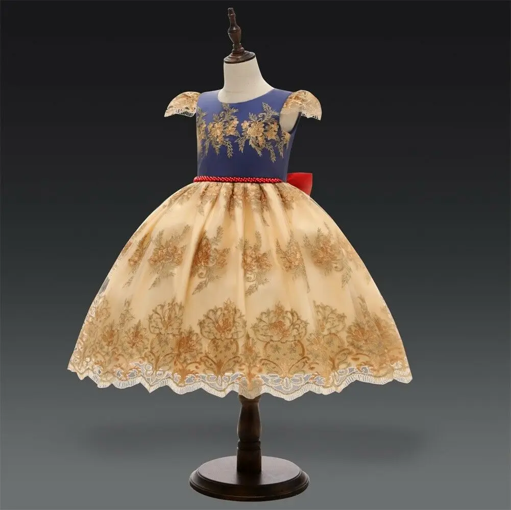 Детское кружевное платье-пачка с бантом на Возраст 3-8 лет | Детская одежда и обувь