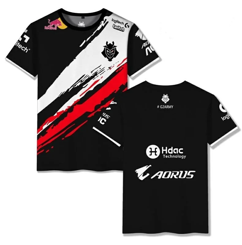 

Summer Hot Style G2 Escap Uniform T-shirt 2020 LOL CSGO Player Kunden Name Fan T-shirt Hochwertige G2 Esports Personal ID Shirt