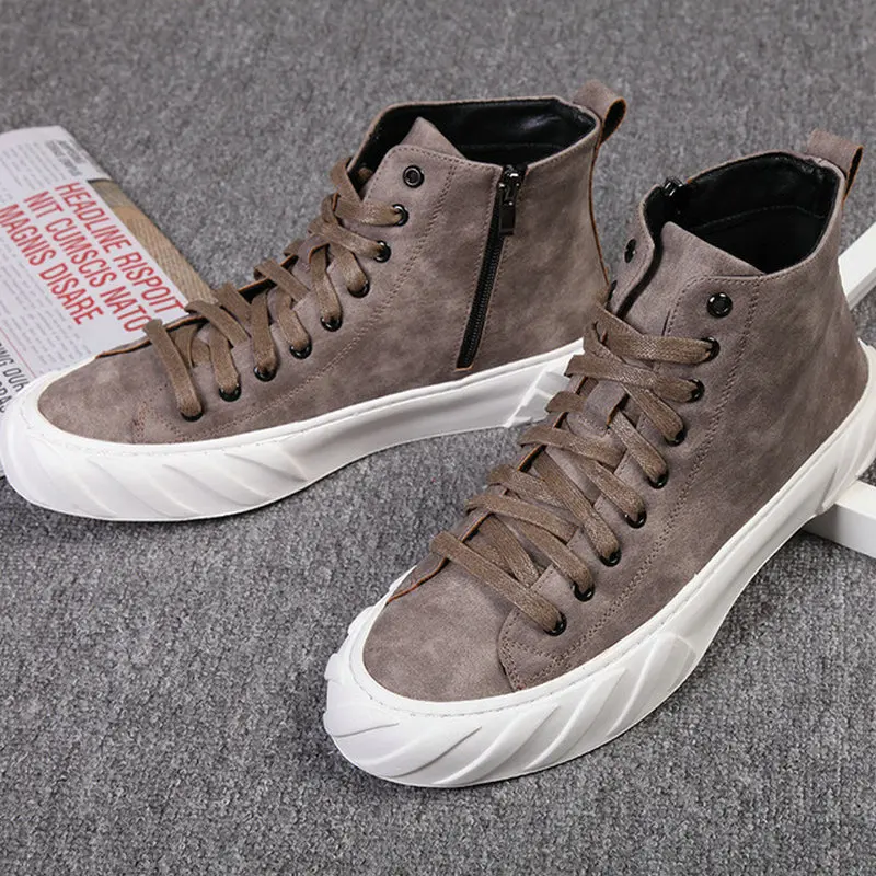 Мужская удобная повседневная обувь в стиле хип-хоп черного цвета Новинка Модная