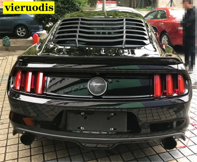 Для Ford Mustang 2015 2016 2017 Высокое качество ABS большой спойлер черный или белый основной