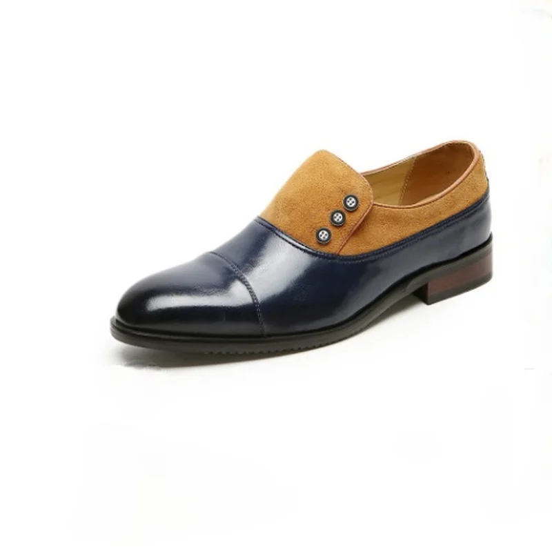 

Men pu Leather Shoes Low Heel Casual Shoes Dress Shoes Brogue Shoes Spring Ankle Boots Vintage Classic Male Casual PS514